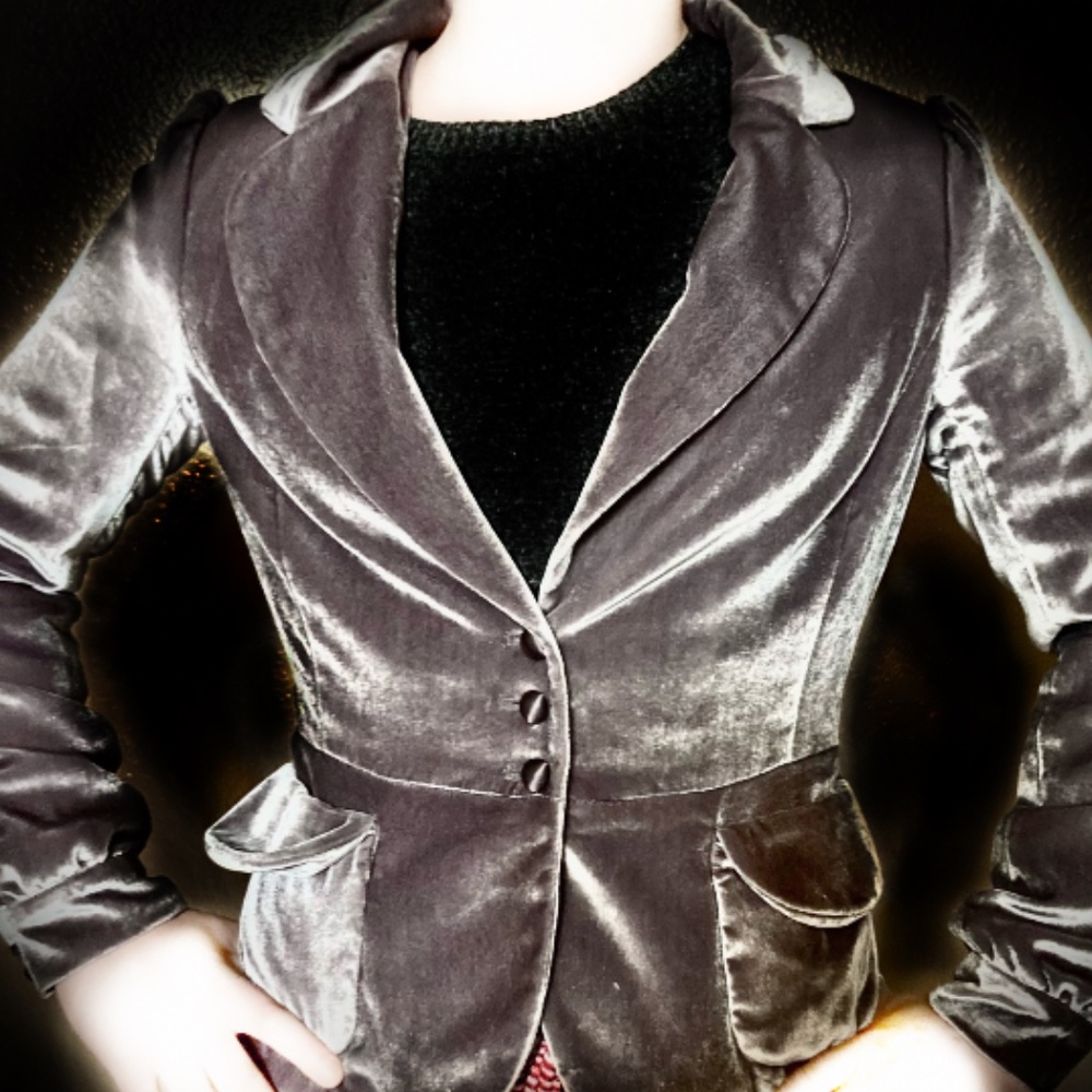 Banana Republic Velvet Blazer